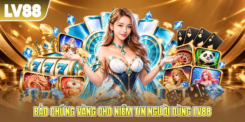 Bảo chứng vàng cho niềm tin người dùng LV88