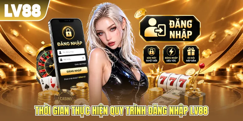 Thời gian thực hiện quy trình đăng nhập LV88 Thời gian thực hiện quy trình đăng nhập LV88